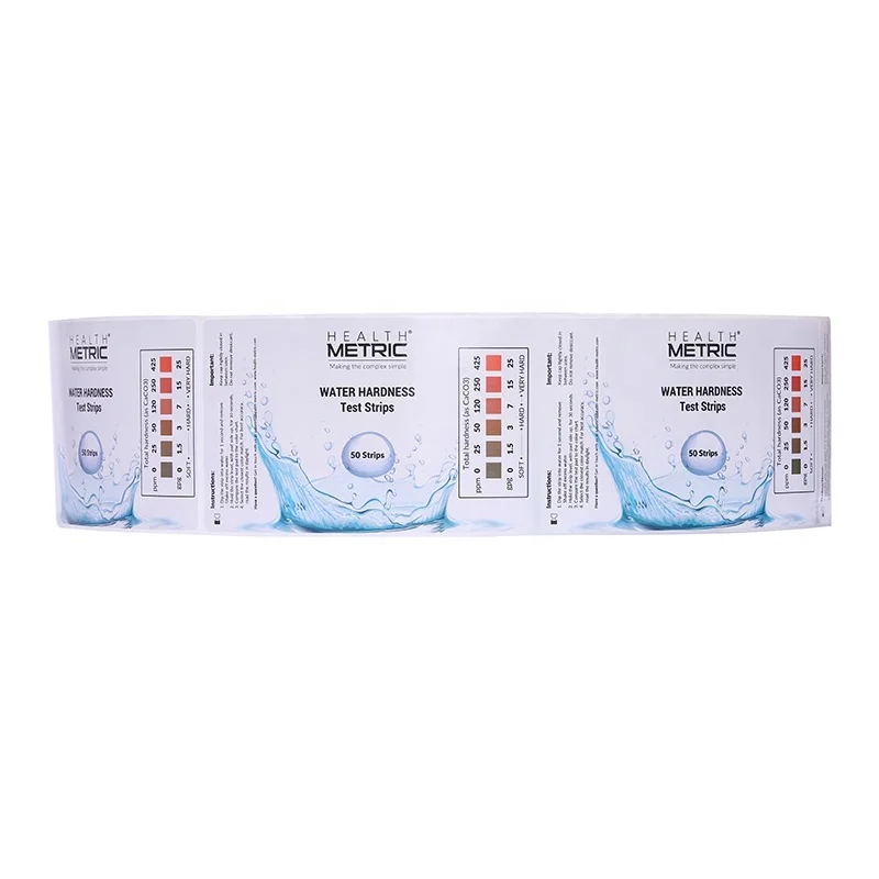 Premium Water Hardness Test Kit  Fast and Accurate Hard Water Quality Testing Strips for Water Softener Dishwasher Well Spa Pool