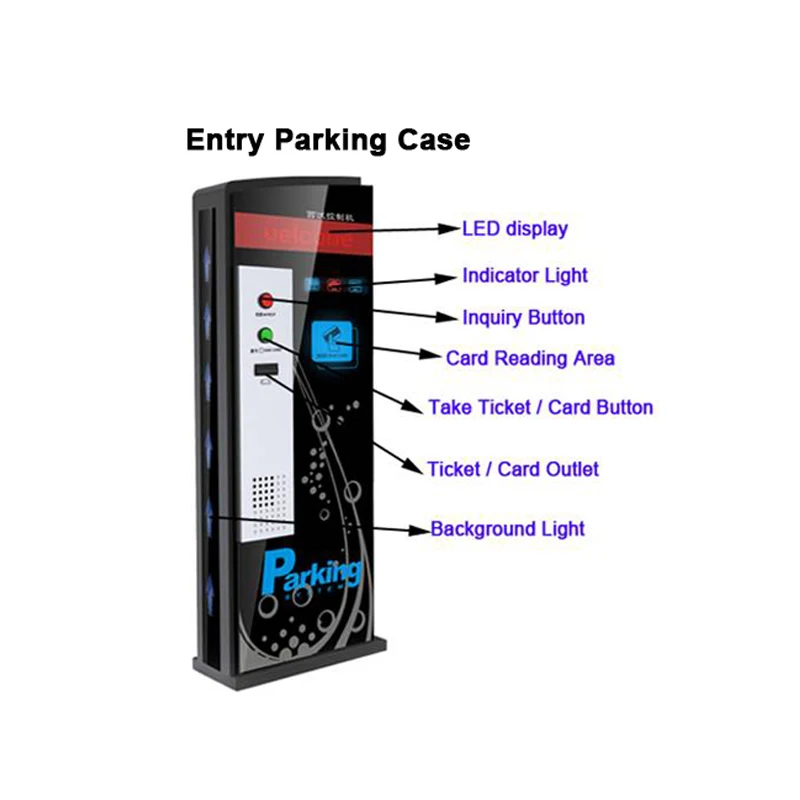 SEWO RS 485 entry and exit payment system parking ticket machine Access Control System