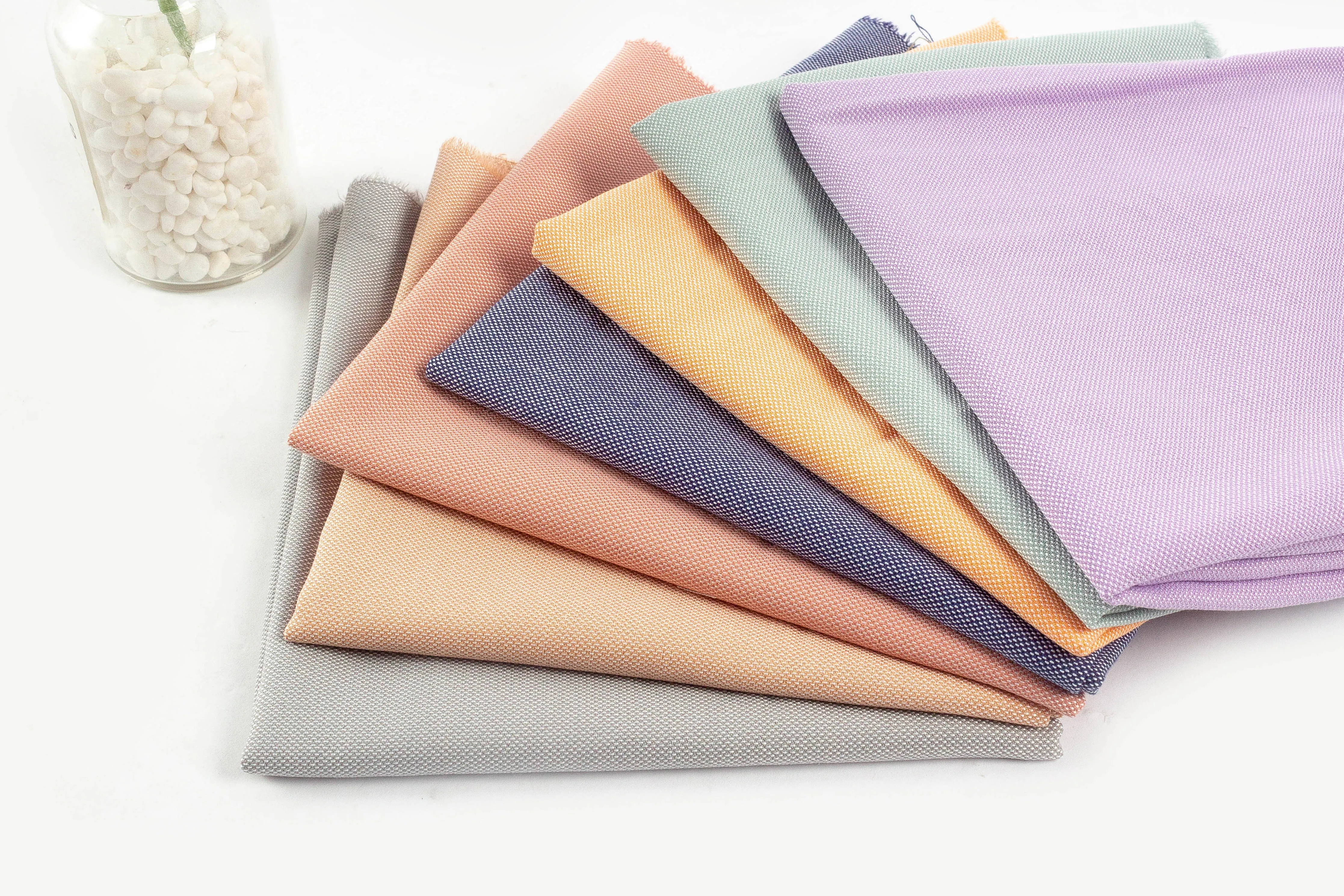 RL china factories polyester Rayon Cotton yarn dyed shirts casual pants dress fabric