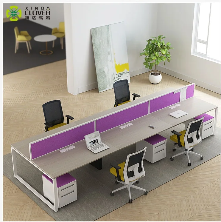 
modern design office workstation 4 person 