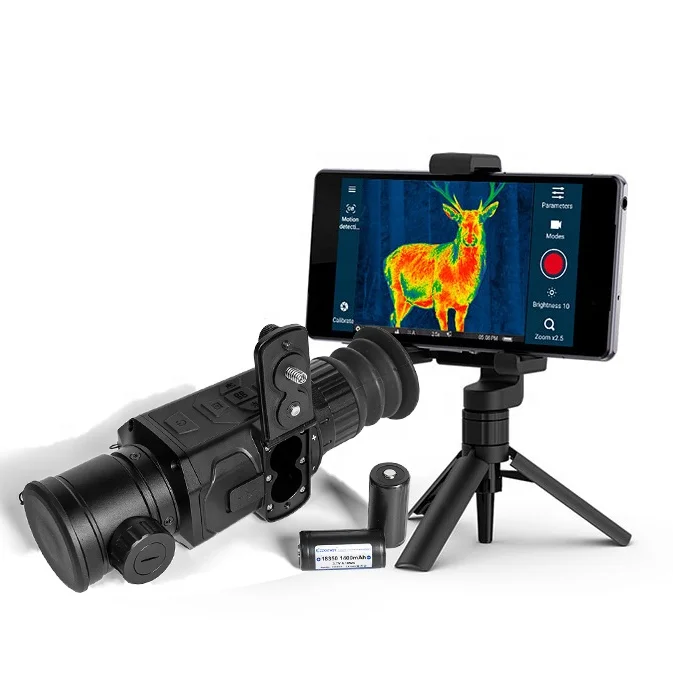 Night Vision Looks Visual Thermal Imaging Infrared Scope Clip-On Systems Para Fusil Termic Mira Nocturna