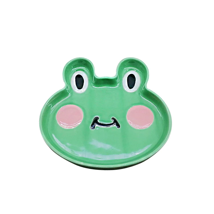 ZC New creative Japanese and Korean style dish set dinner dinnerware plates cute animal dishes plates ceramic