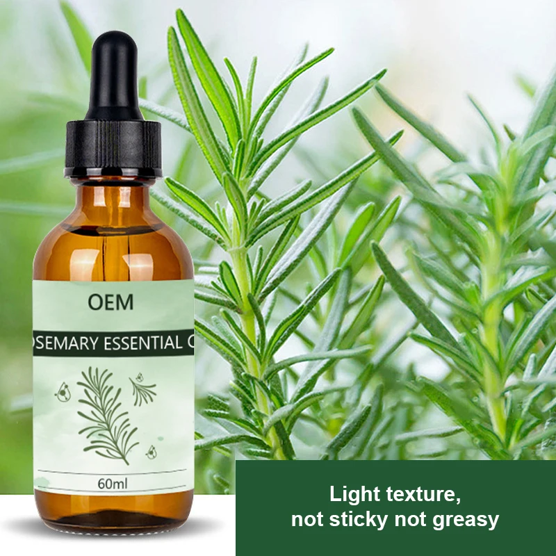 USA UK inStock Private Label Natural Organic Rosemary Essential Oil Women Black Hair Care Products Rosemary Oil Hair Growth