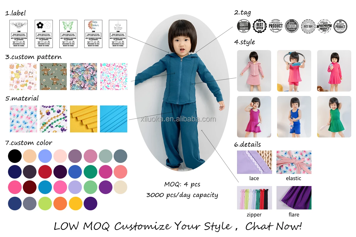 Custom Logo Candy Color Kids Girls Tennis Wear Activewear Fitness Exercise Golf Shorts Skirt With Pockets