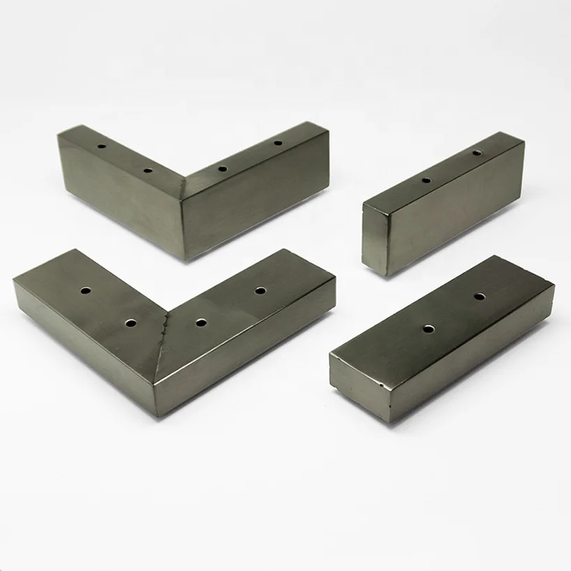 Sofa Legs 1 2 Inch Stainless Steel Tapered Decoration Support Hardware Gold Brass Furniture Feet Cabinet Metal Sofa Bed Legs