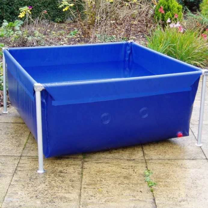 
PVC Tarpaulin Portable Round Fish Tank 3000 /10000 Liter for Fish Farming Tank 