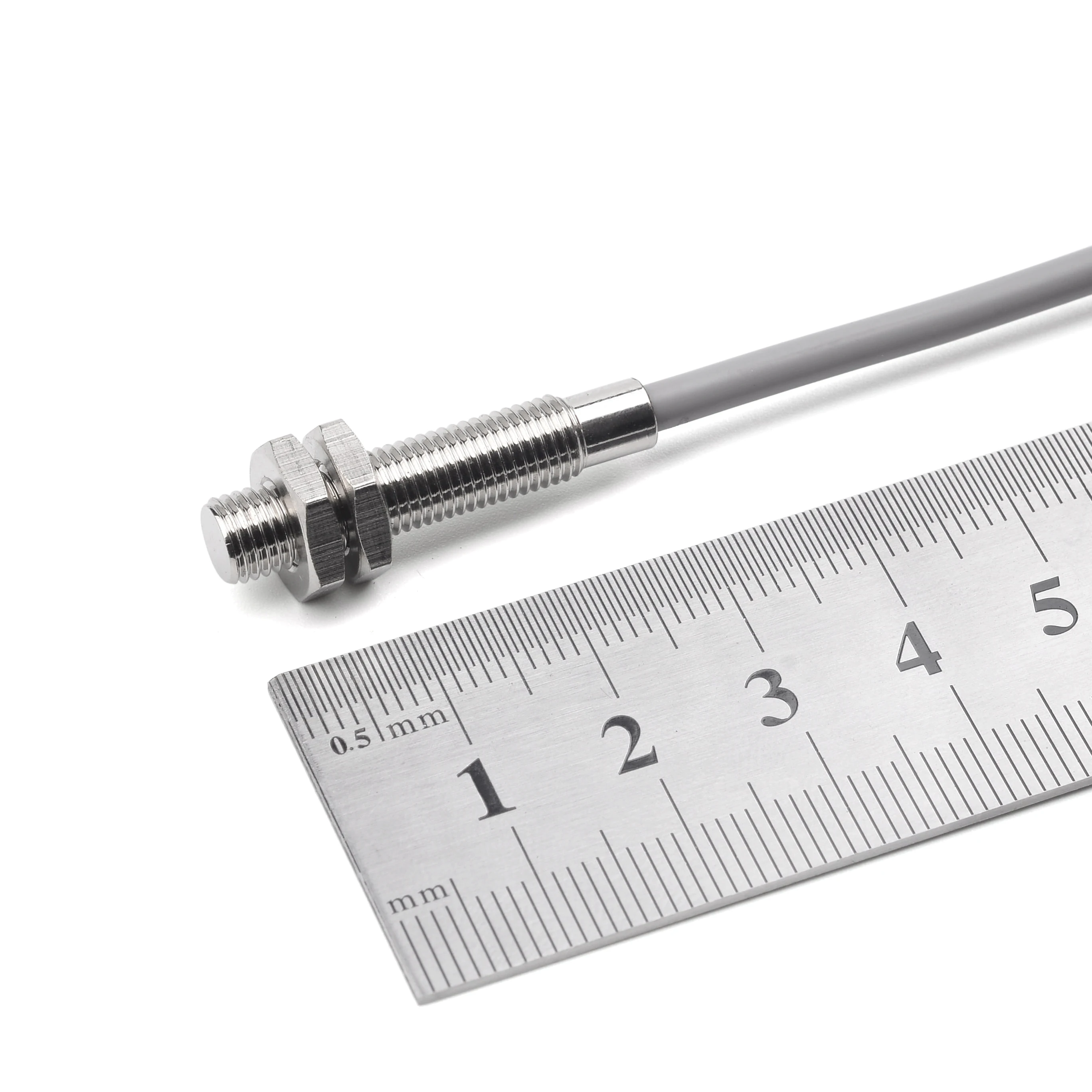 Factory Supply M8 Screw Thread Metal Reed Sensor/Magnetic Proximity Switch With Cable