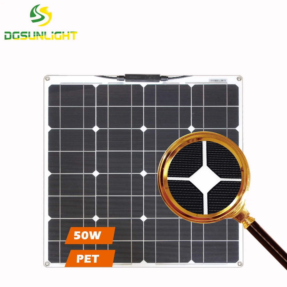 weekly deals diy monocrystalline flexible solar panel 50w