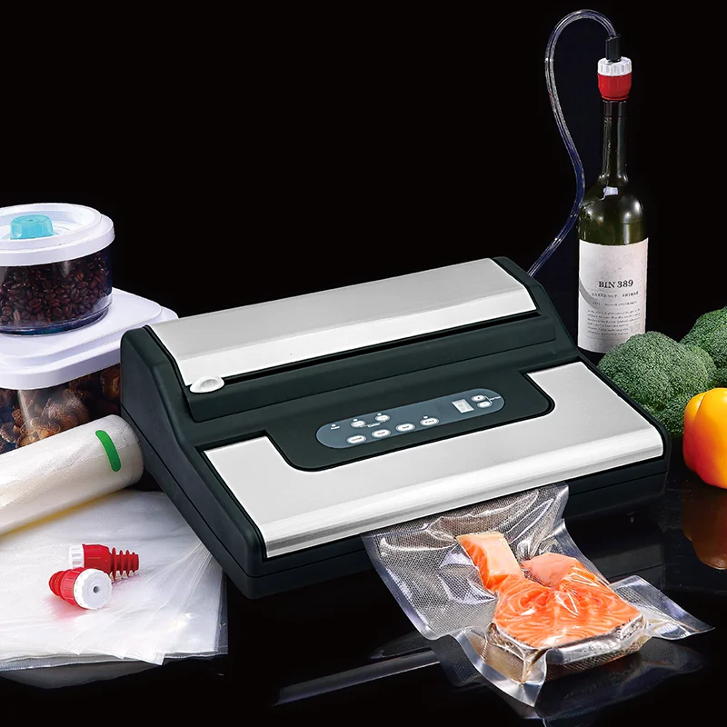 New Arrival hot selling commercial portable hand vacuum food bag sealer Strong vacuum packaging rolls machine for vaccum packing