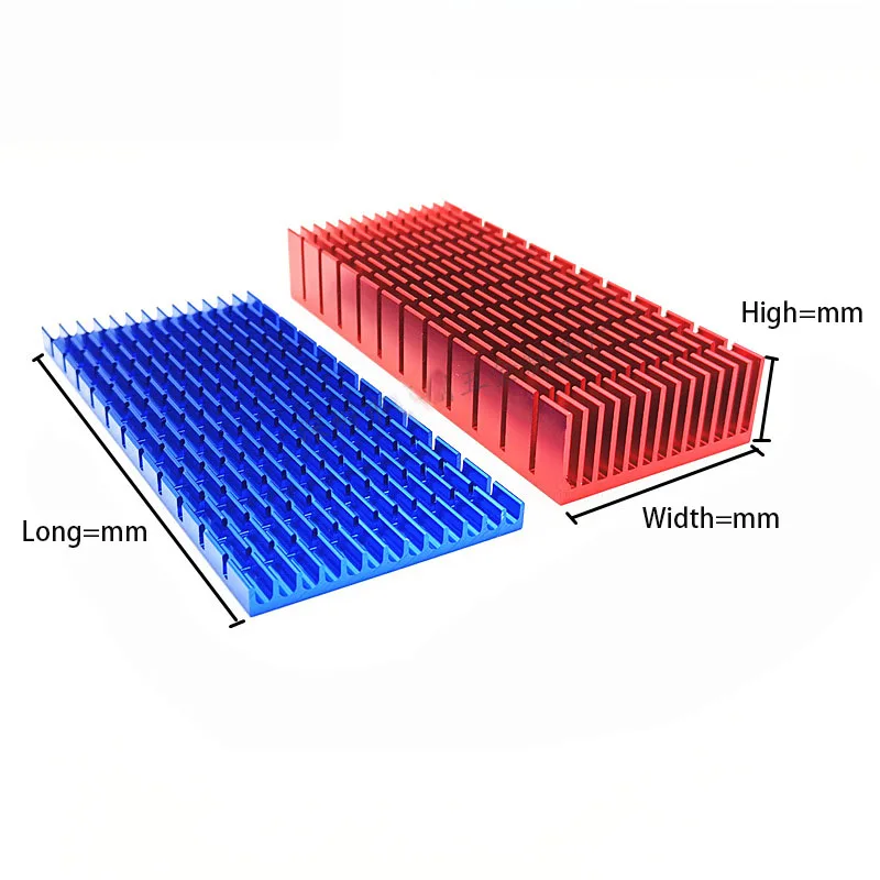 Горячая Распродажа радиатор высокой мощности 120 мм усилитель процессора радиаторы светодиодная печатная плата алюминиевый пользовательский радиатор