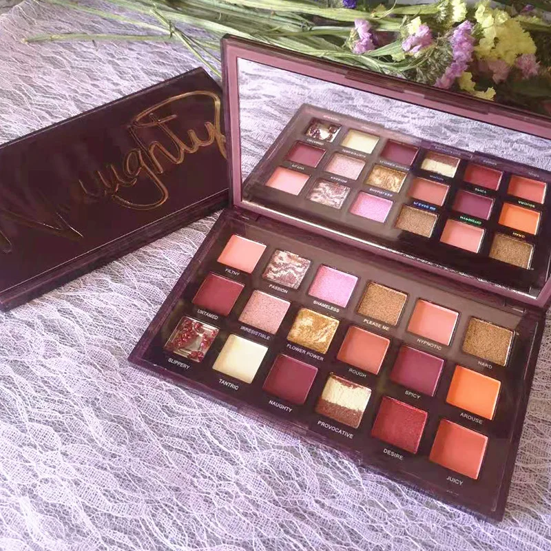 Gift set makeup colorful Professional Matte shimmer highly pigmented nude eye shadow pallet customize