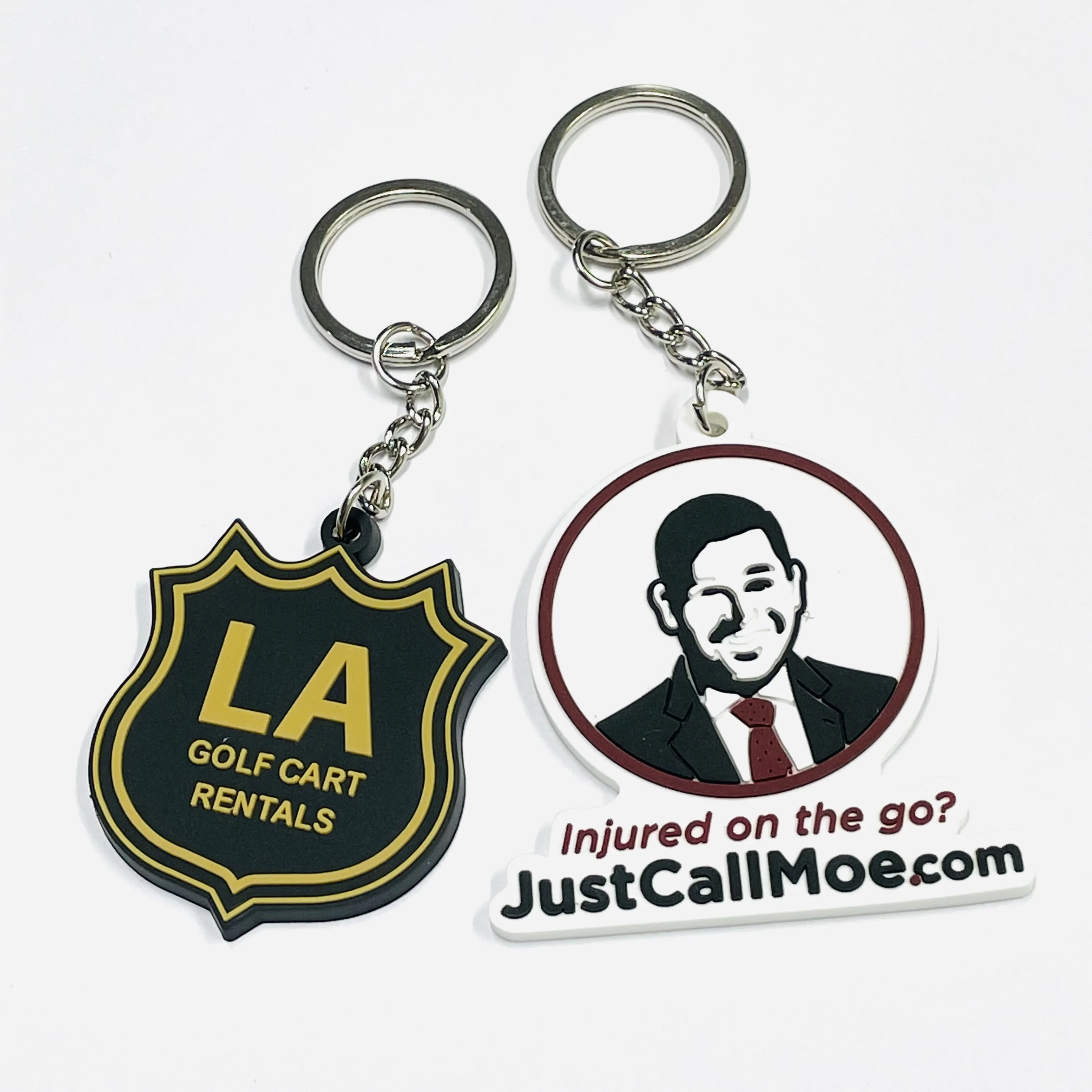 2024 Custom Soft PVC Key Chain Soft Rubber Silicone 2D/3D Rubber PVC Keychain With Your Logo Name