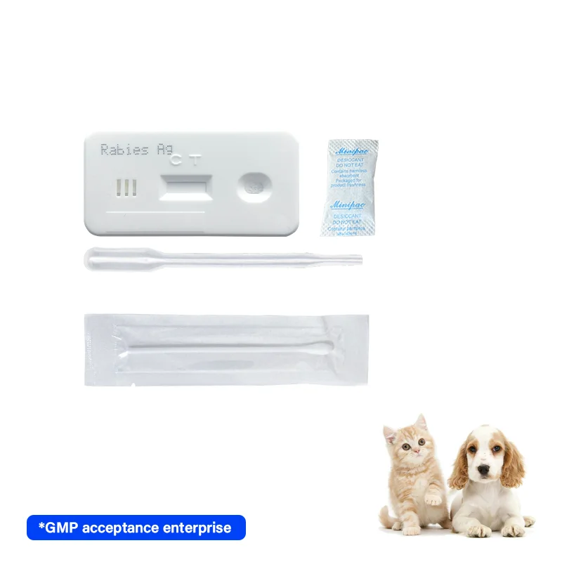 Canine rabies ag lateral flow assay kit test of dog/veterinary diagnostic strip
