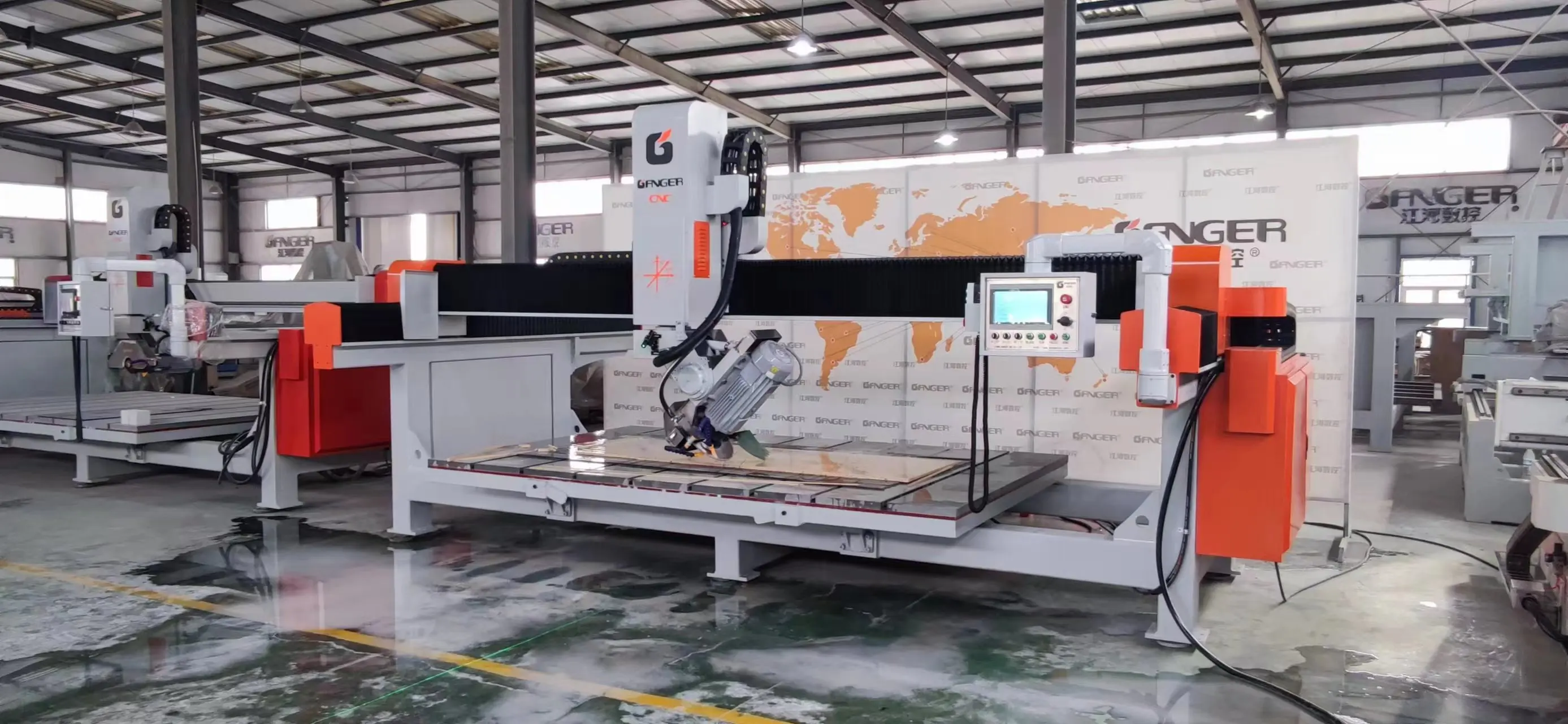 High Efficiency Stone Machinery 4 Axis Bridge Saw Stone Cutting Machine for Granite Marble Slab bridge saw cutting machine