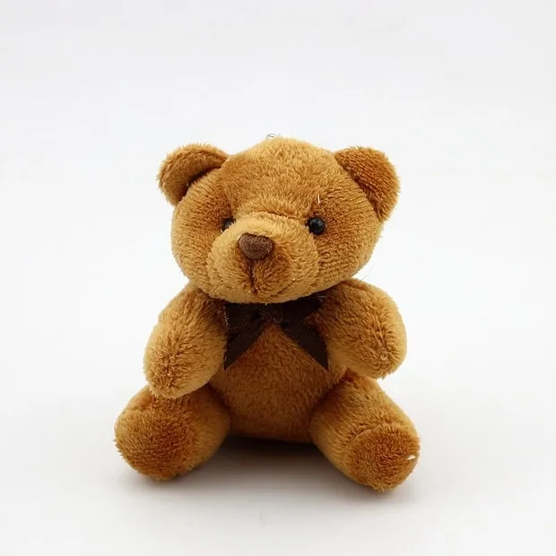 Wholesale small size plush toy pendant stuffed plush animal teddy bear doll key chain gift toy