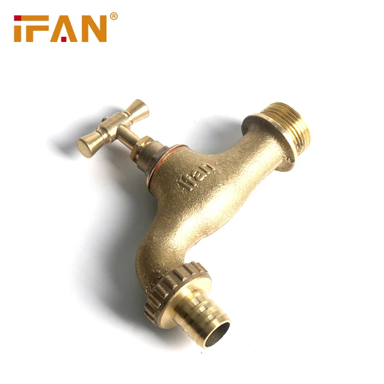  Китайский производитель IFAN недорогие краны Bibcock 1/2 '-3/4' PN25 наружный садовый латунный кран с