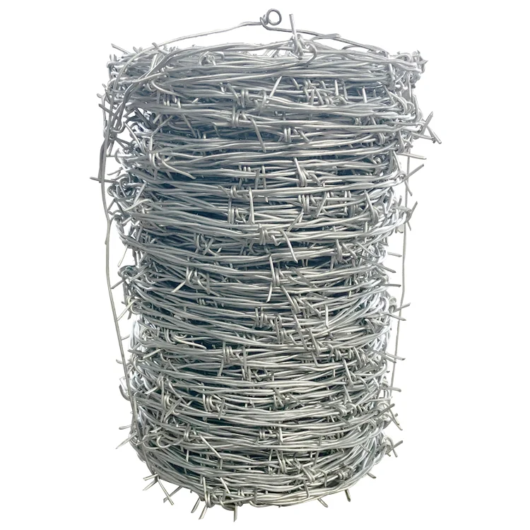 Оптовая продажа оцинкованная колючая проволока цена за рулон забор из колючей