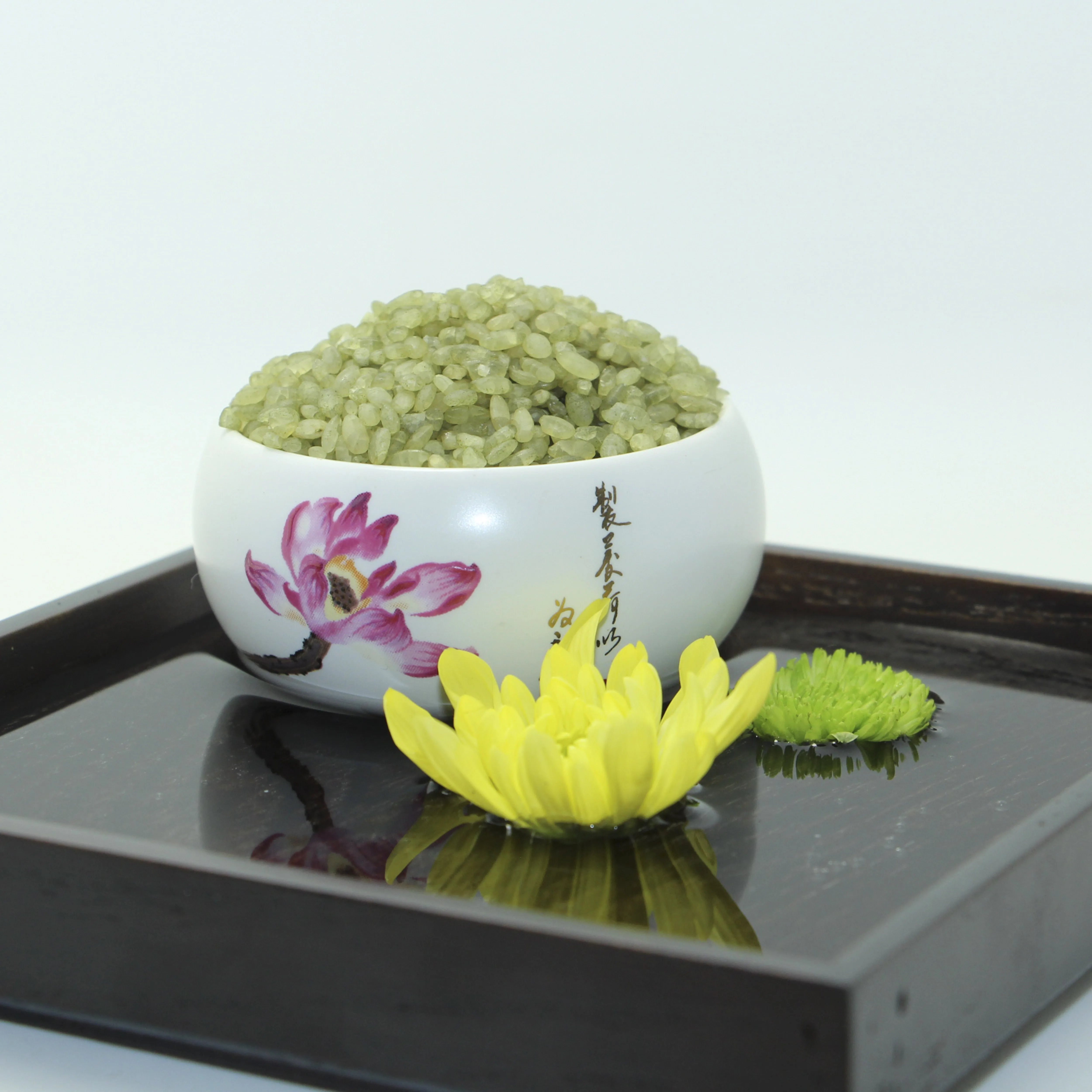 hot sale green color china origin bamboo rice steamed parboiled rice for export