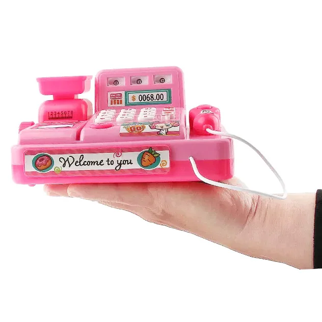 Other Puzzle Simulation Scan Play House Light Music Supermarket 2022 Market Cash Register Toy