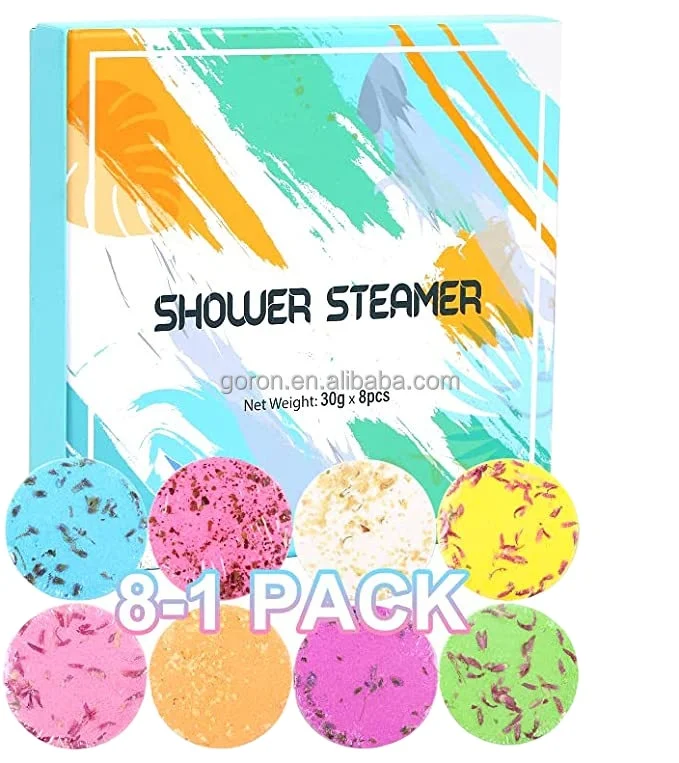 2022 hot selling private label handmade natural vegan organic factory OEM shower steamers bath bomb