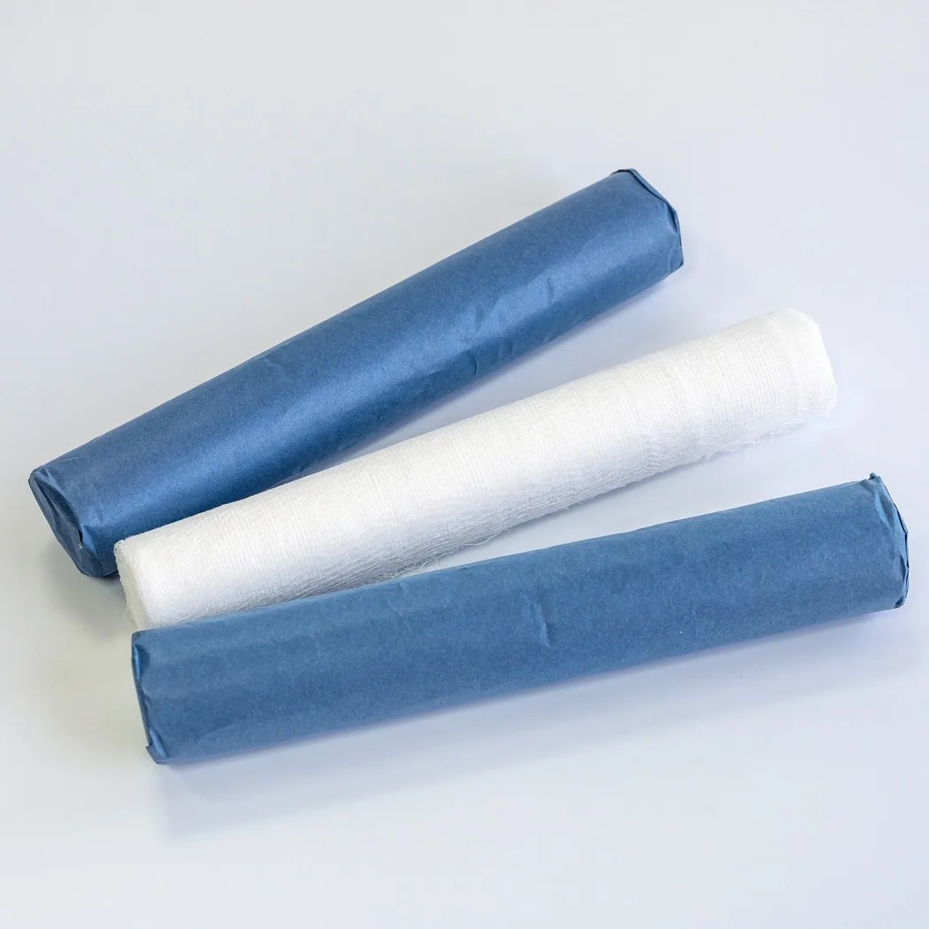 Medmount Medical Sterile/Nonsterile High Absorbent 100% Cotton 40x90cm 50x90cm 1000m 2000m Gauze Roll with CE/ISO