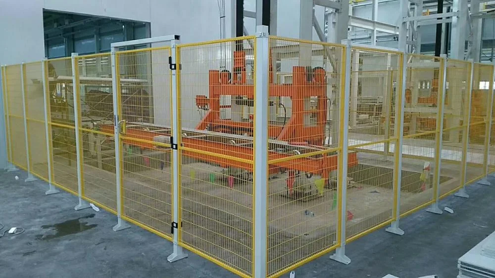 Robot protecting safety guarding fence Iron wire mesh fence panel