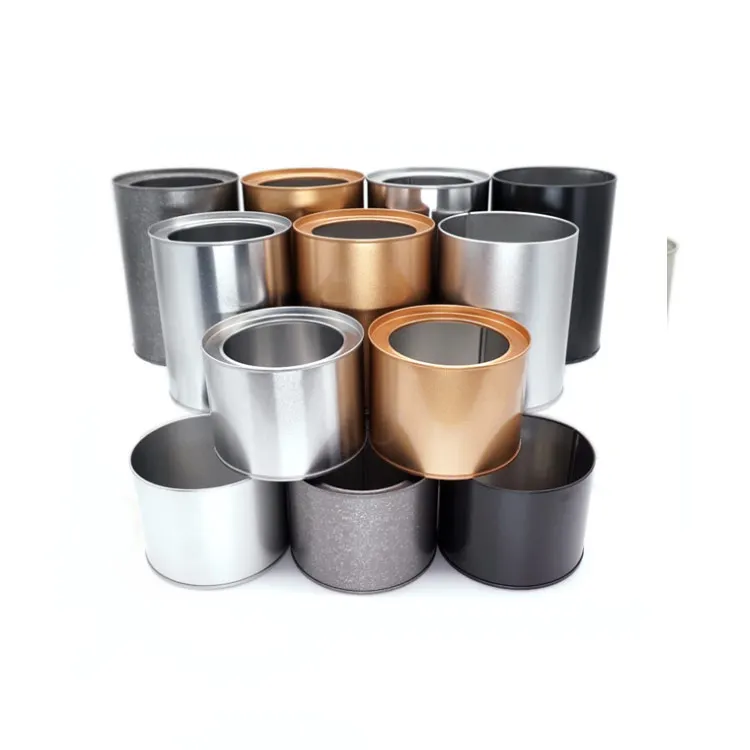 Hot Sale High Quality Fancy Custom Metal Copper Canned Candles Scented Candle Cans