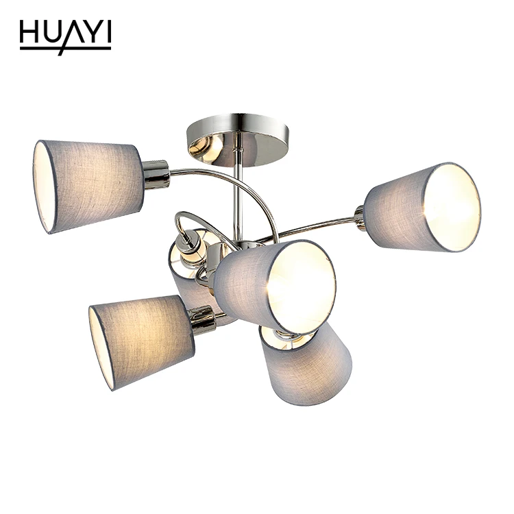 HUAYI Zhongshan Supplier Wholesale Interior Living Room Dining Decorative Hanging Lighting Chandelier