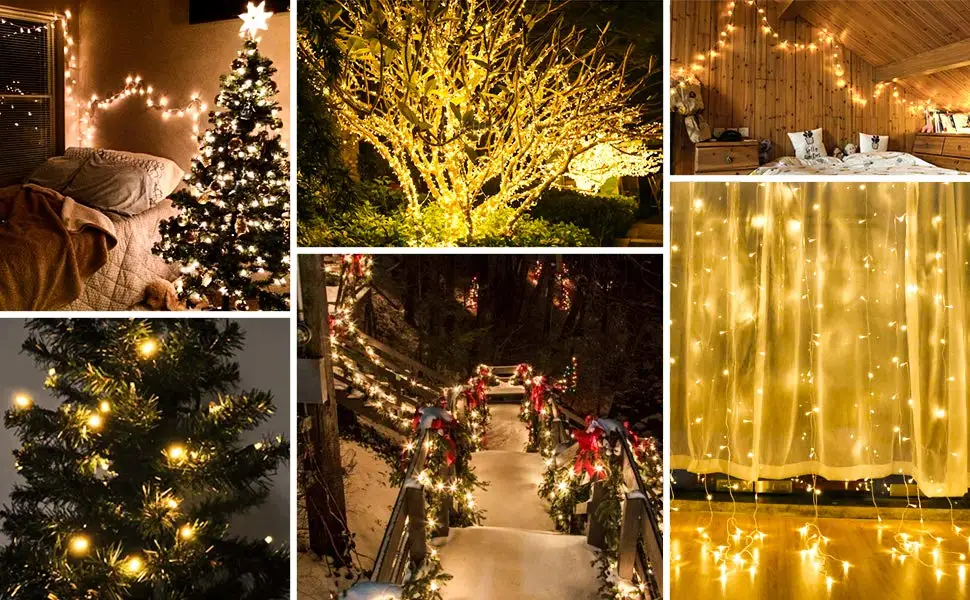 50 counts outdoor waterproof M5 Mini LED String Lights holiday decoration Christmas light