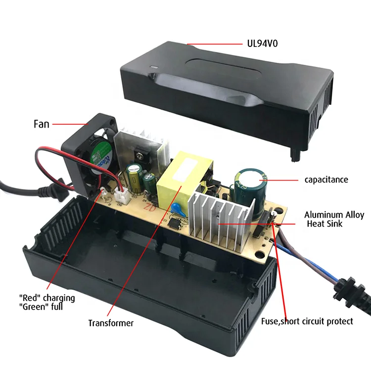 Full Spec 3.7V 6V 7.4V 12V 24V 36V 48V 60V 72V 84V 96V Battery Charger Lithium Li-ion For Electric Scooter Li Ion Battery