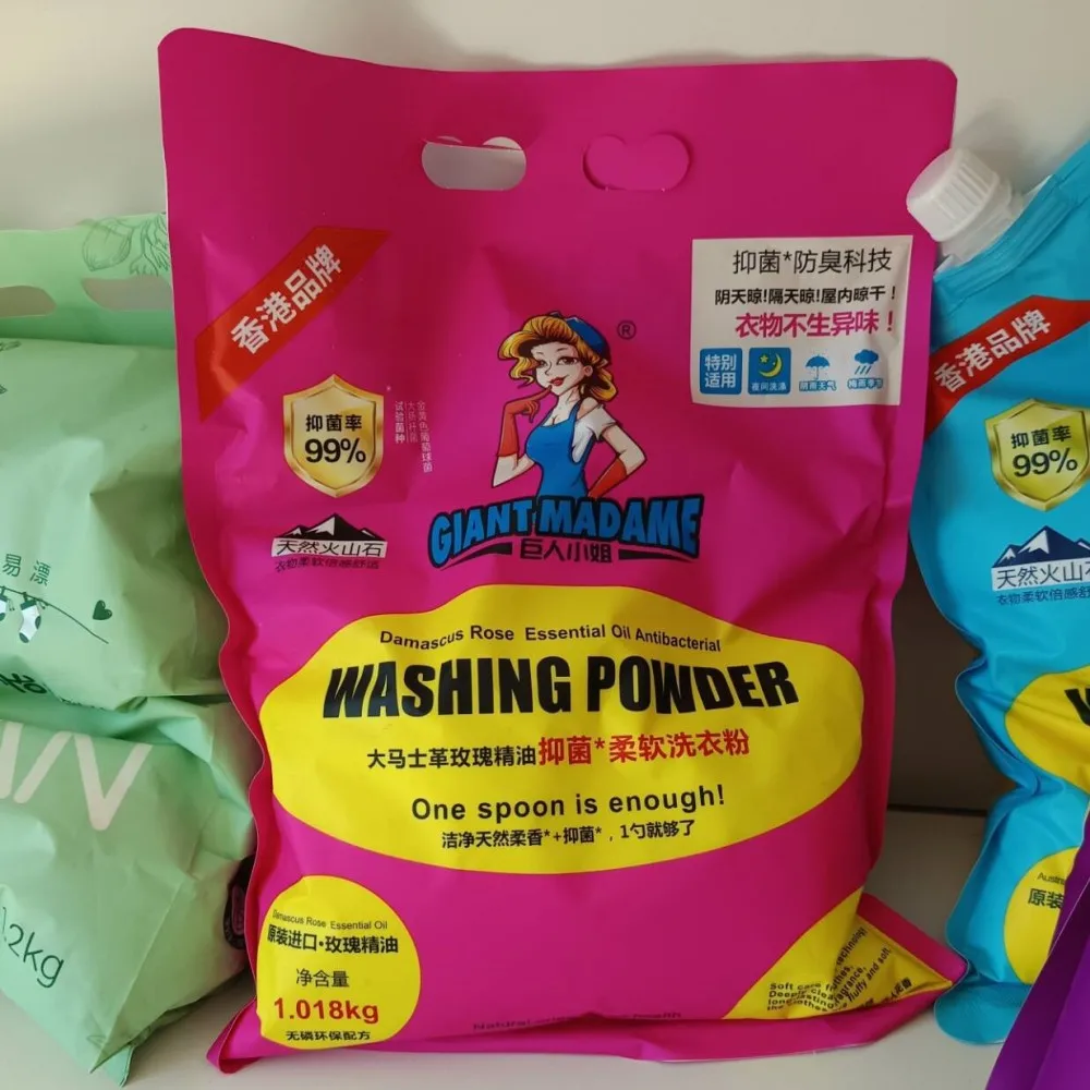 Factory High Foaming Powdered Laundry Fast Cleaning Detergent Powder For White Cloth Washing Powder Cleaner Soap