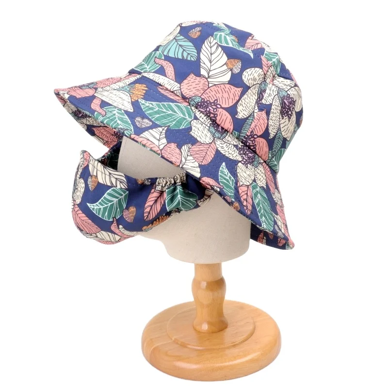 Spring and summer new sunscreen mask one hat outdoor UV fisherman hat windproof sun hat