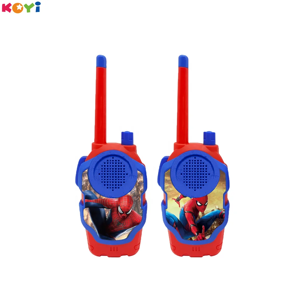 New Arrival Kids Toy Spider-man Walkie Talkie Toy 2 PCS Set Walkie Talkie toy children play great gift for kids