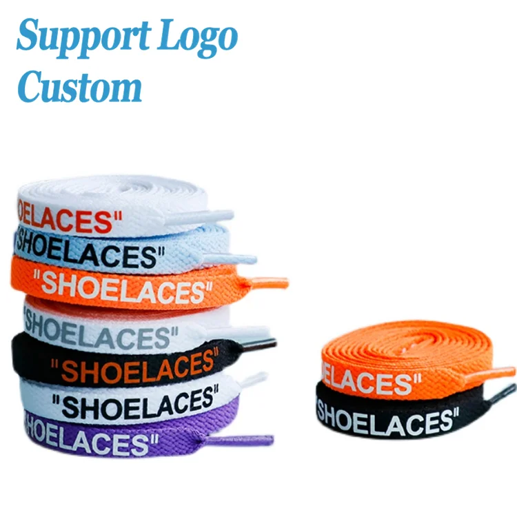 High Quality Custom Shoelace Basketball Shoes Lace Print Your Own Logo Customized Shoelaces