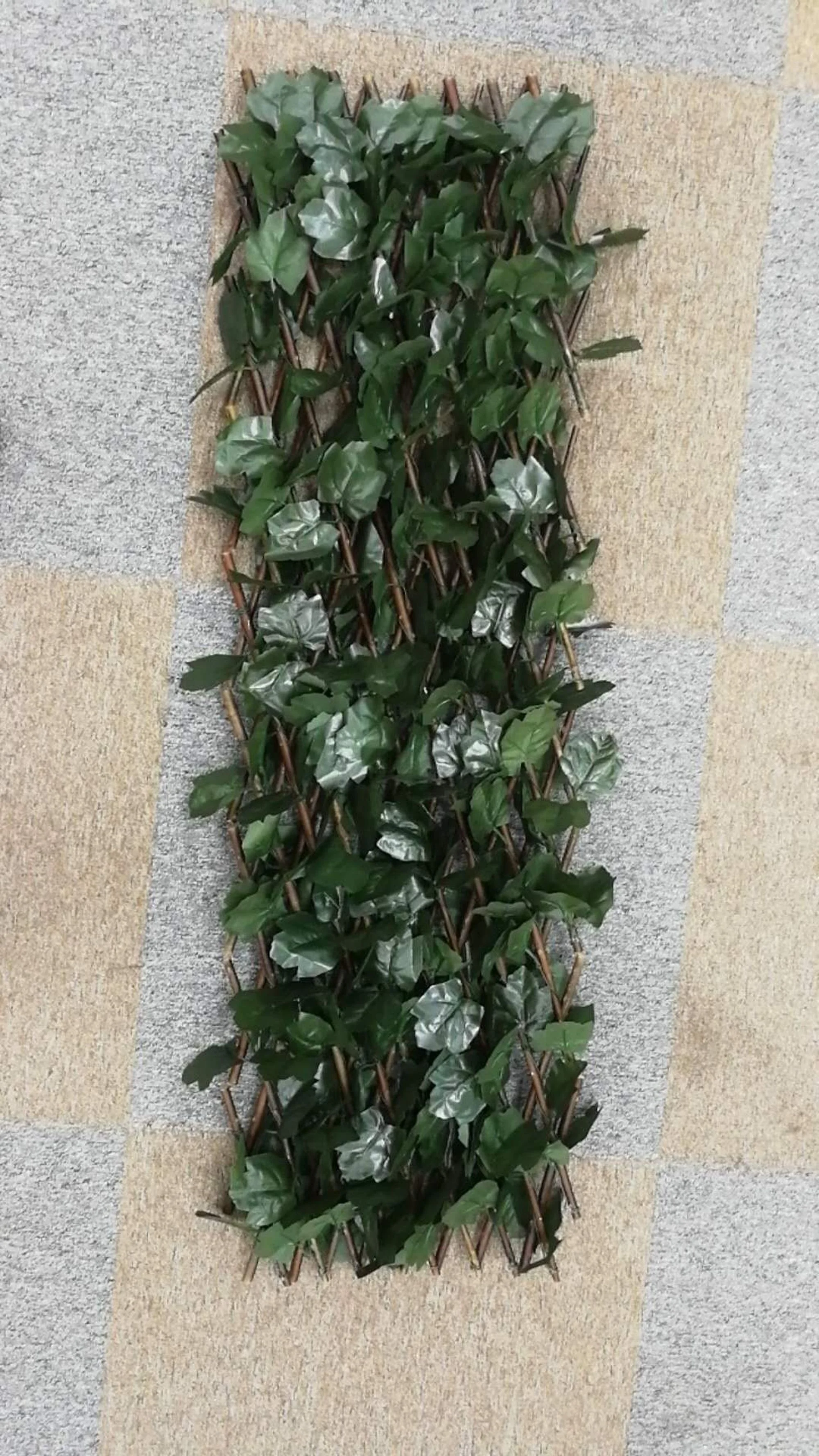 MZ186002 Expandable Faux Ivy Privacy Fence Wall Plants For School Home Park Decor
