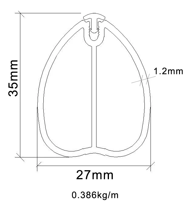 Kingliye Manufacture Wardrobe Tube Furniture Accessories Hardware for Aluminum Cabinet ISO9001 Modern Simple OEM ODM 10 Pcs T/T