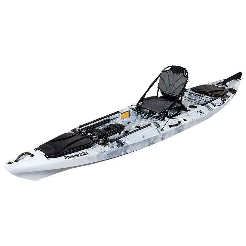 Inflatable Kayak Boats Inflable hdpe Sport Kayak 1 Person can  surfing Crusing  Fishing with 3.1 - 4m