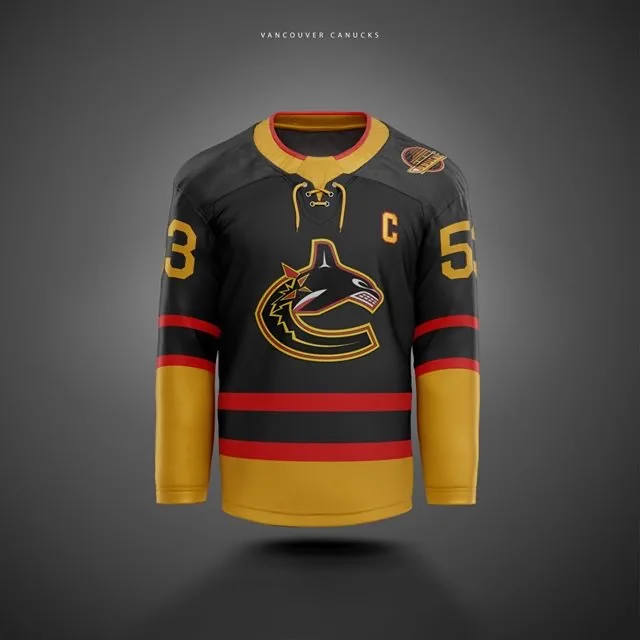 Ice Hockey Jersey Custom, Ice Hockey Sublimated, Tackle Twill