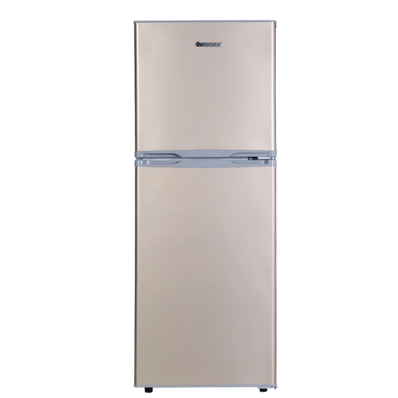 With good price and quality Snowsea BCD-138 electric double door fridg cold drink kitchen refrigerator freezer