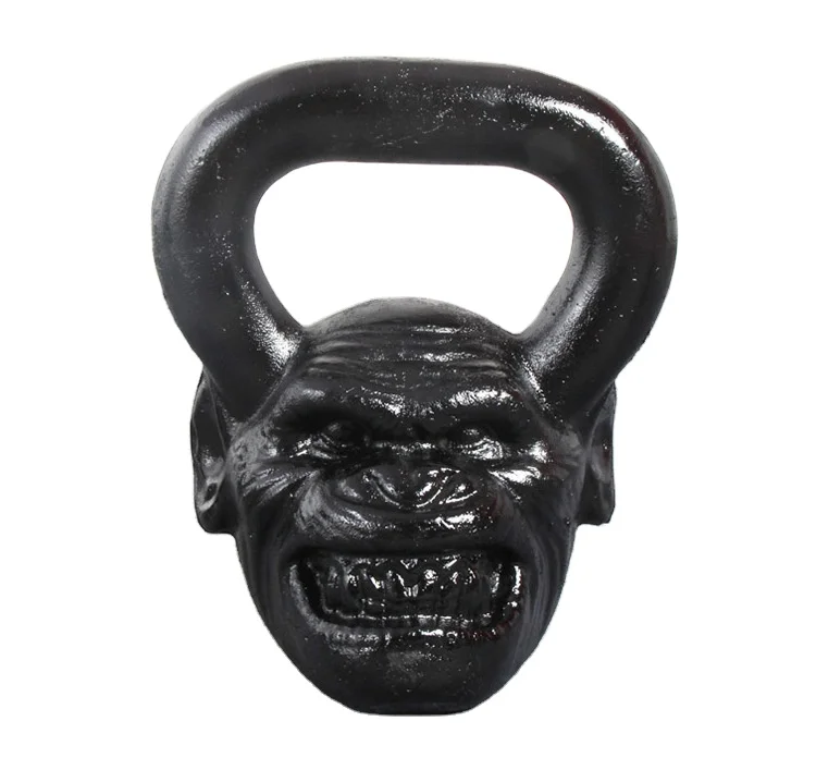 Monkey head kettlebell with face