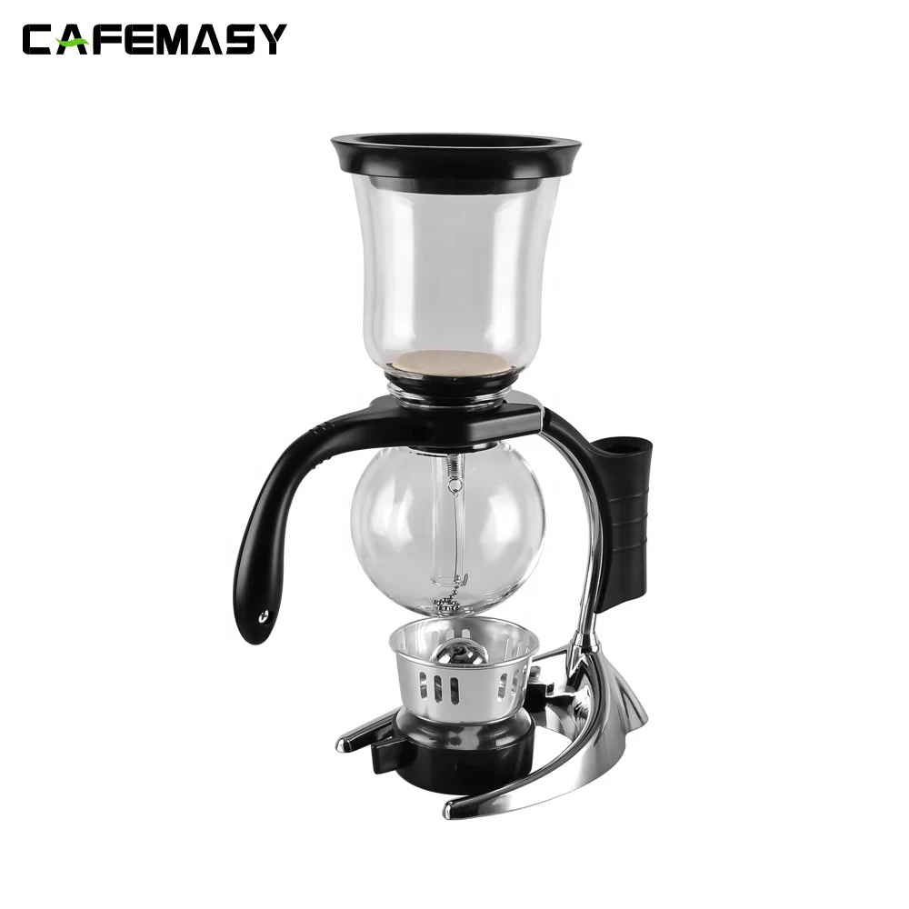 CAFEMASY New Arrival Espresso Coffee Siphon Tools Heat-Resistant Syphon Coffee Maker 3 Cups Coffee Syphon