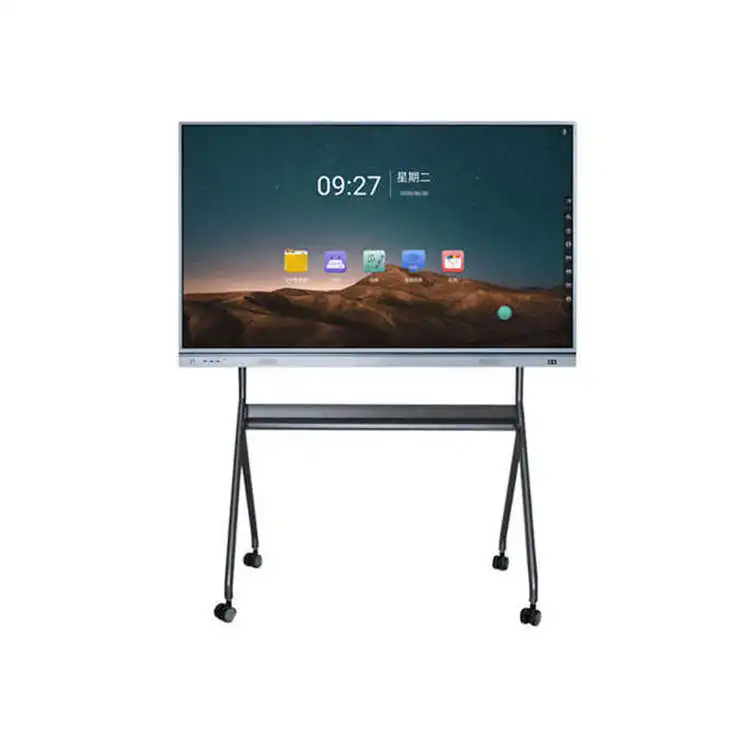 55 65 75 86 Inch LCD Touch Screen All in One PC Whiteboard Interactive Flat Panel for Education Meeting Conference