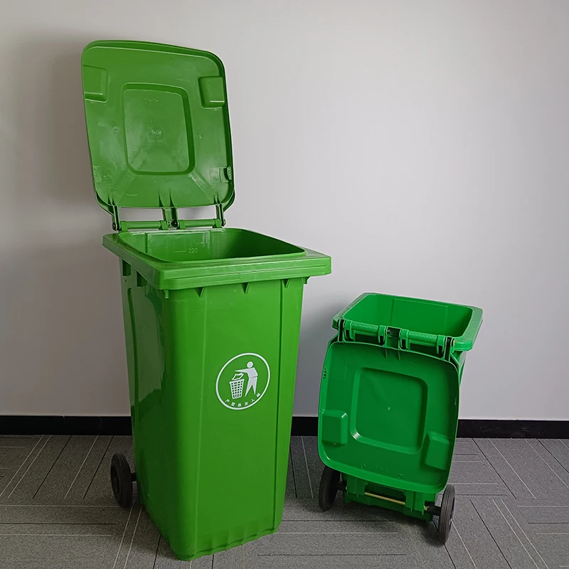 100L/120L/240L/360L/660L/1100L Plastic Dustbin Wheelie bin Trash Can Recycle Garbage Container Outdoor Waste Bin