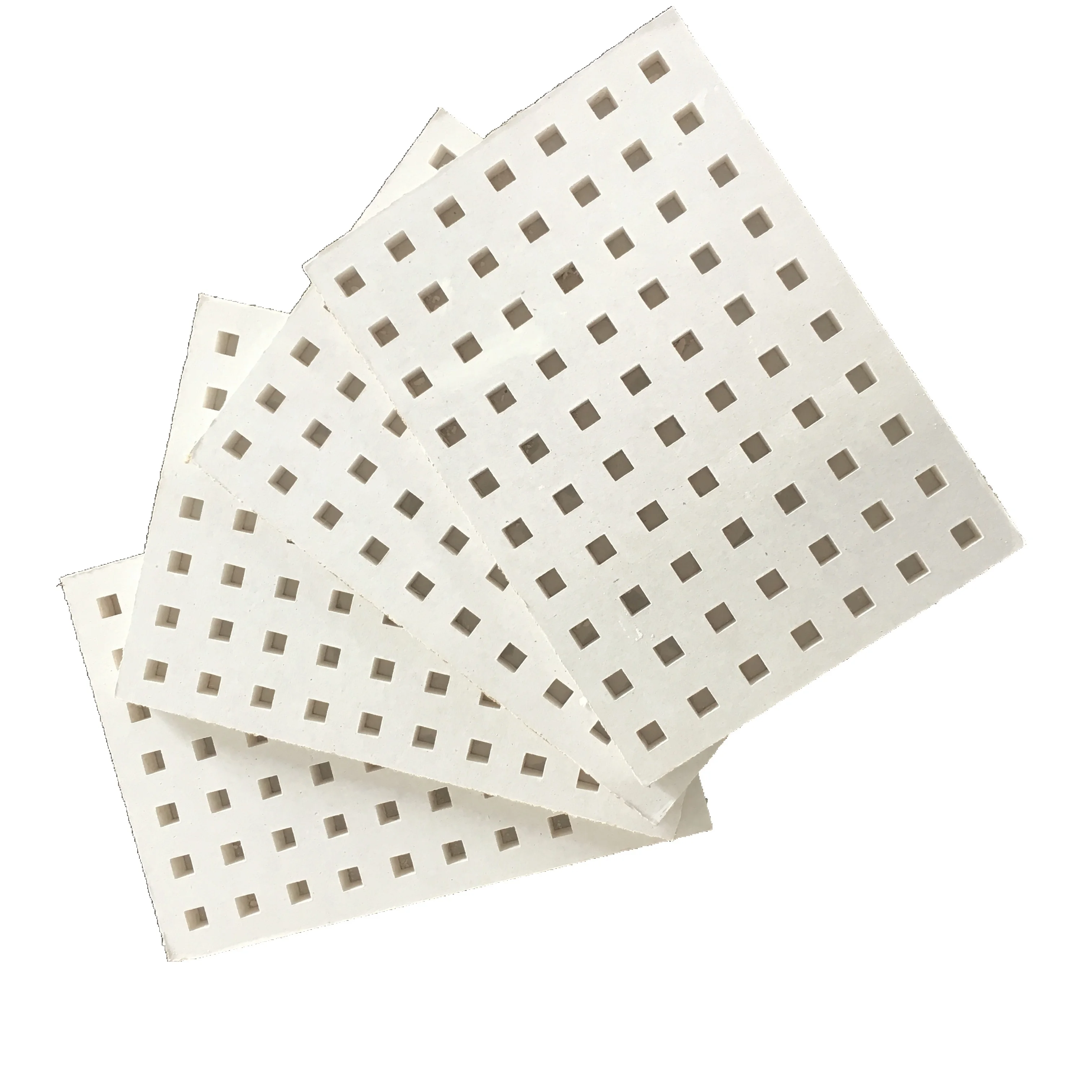 Acoustic Perforated Gypsum Ceiling Board Drywall Plasterboard