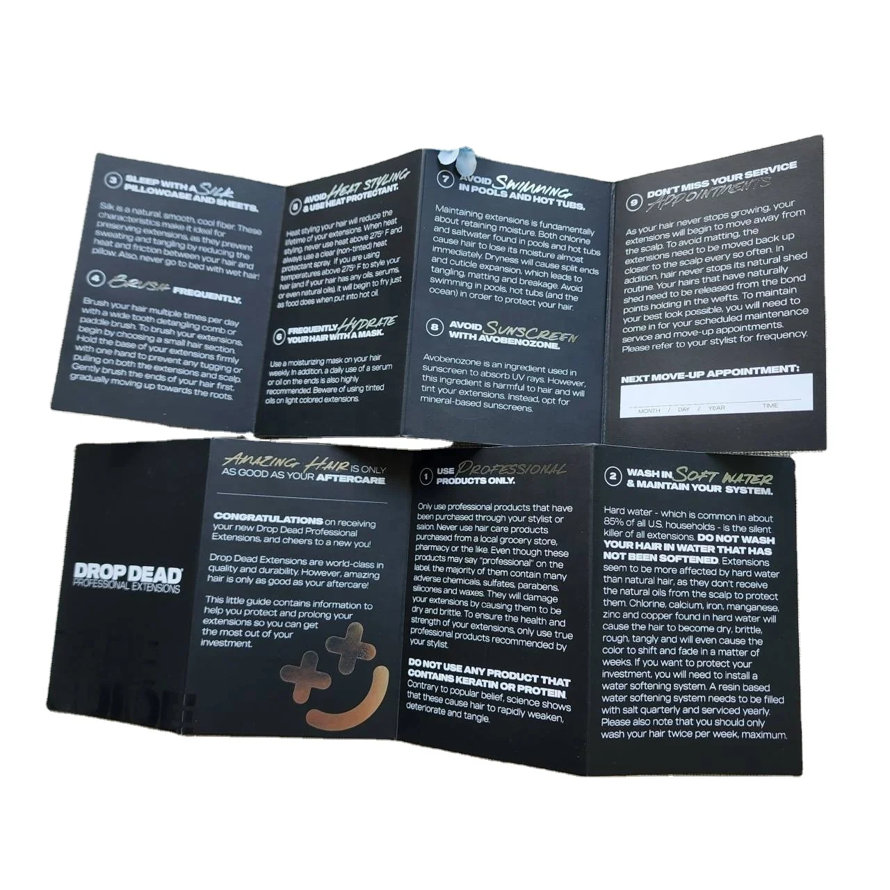 Custom Folded Company Brochure Flyers or Leaflets Tri-fold Brochure Colored Printing