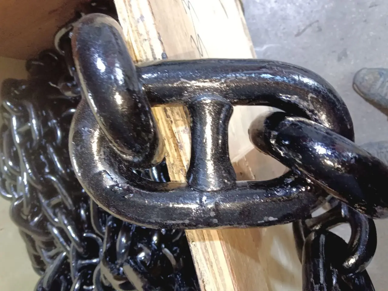 Black Painted Stud Link Anchor Chain for Anchor Studless Anchor Chain Boat Accessories
