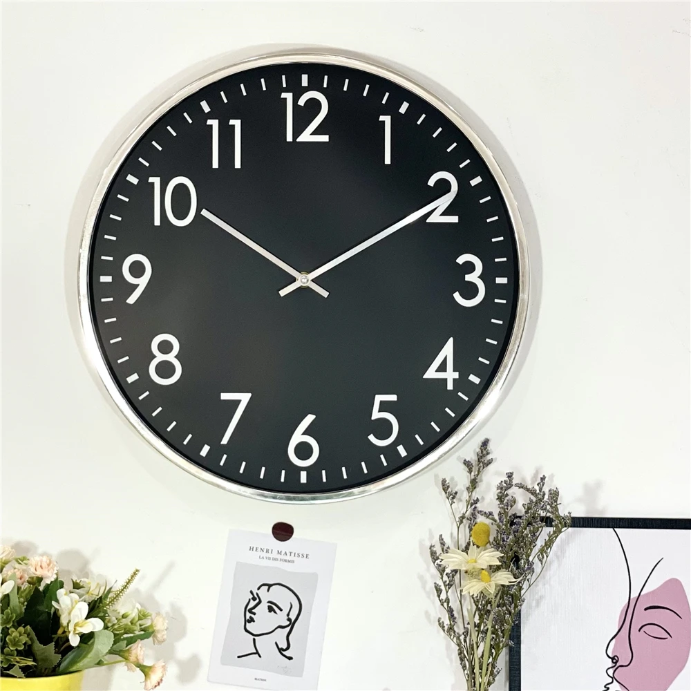 fashion modern  wall clock 16 Inch Hot Sell large customized design wall watch modern wall clock