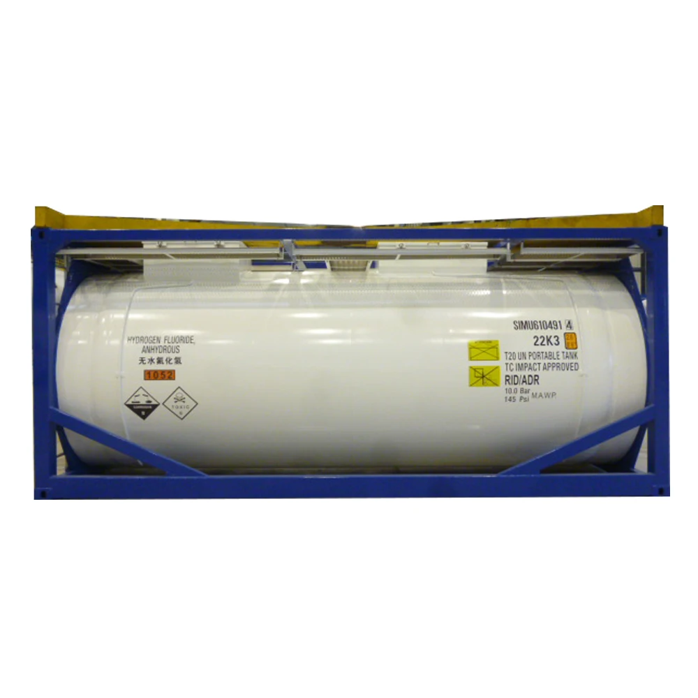 
Customizable Designed Ahf 99.99% Purity In Iso Tank hydrofluoric acid Anhydrous Hydrogen Fluoride Acid 