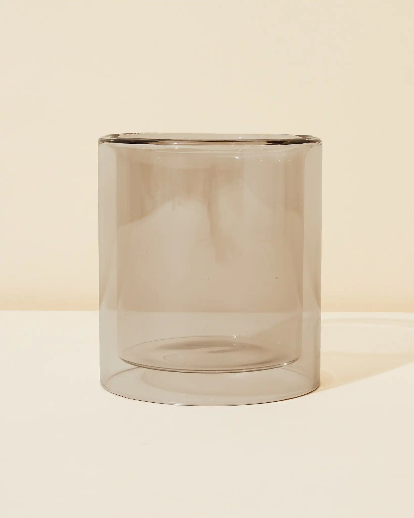 manufactured wholesale colorful luxury borosilicate double wall candle glass jars decorative candle container for candles