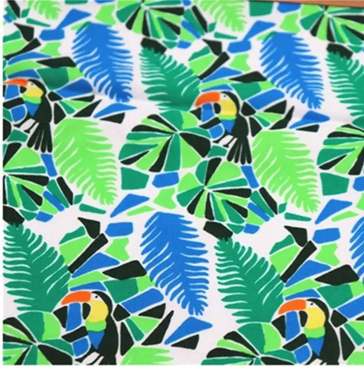 High quality new design peachskin fabric digital print waterproof polyester fabric